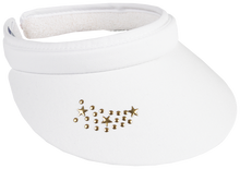 Load image into Gallery viewer, SWAROVSKI® ASSORTED APPLIQUE PATTERN VISORS