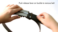 Load and play video in Gallery viewer, TOWN TALK ETCHED NO HOLE RACHET BELT