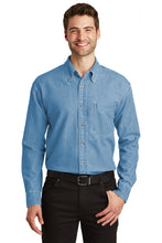 Load image into Gallery viewer, Port Authority Long Sleeve Denim Shirt