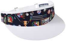 Load image into Gallery viewer, Golf Pattern High Crown Visor
