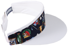 Load image into Gallery viewer, Golf Pattern High Crown Visor
