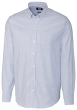 Load image into Gallery viewer, Cutter &amp; Buck Men&#39;s Tall  L/S Stretch Oxford Stripe
