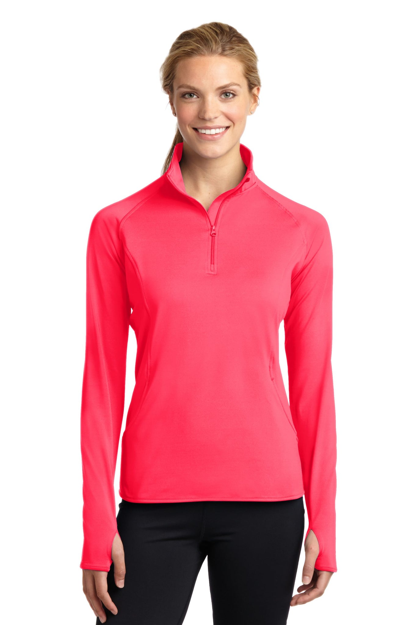 SPORT-TEK Men's Tall Sport Wick Stretch 1/2 Zip Pullover