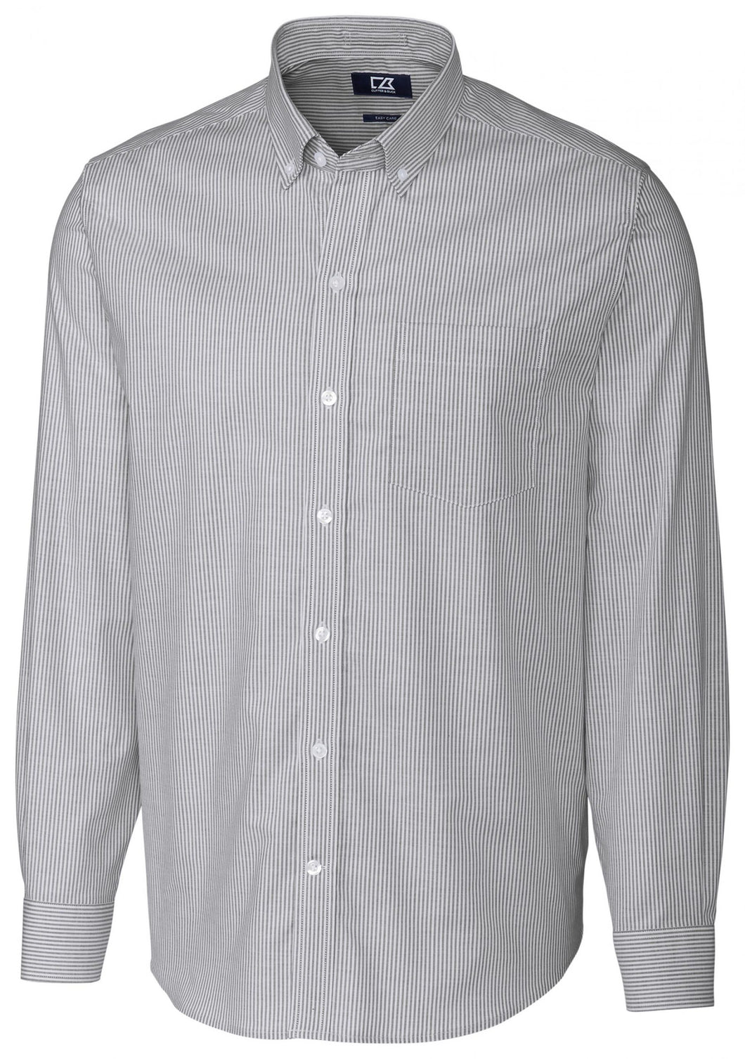 Cutter & Buck Men's L/S Stretch Oxford Stripe